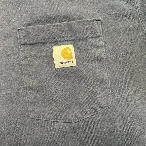 Carhartt Shirt Mens XL Short Sleeve Crew Neck Lightweight Original Fit Pocket - Picture 3 of 8